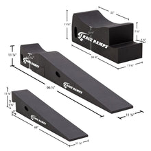 Load image into Gallery viewer, Race Ramps 10.5" Lift Super Duty Truck Service Ramps (15 Degrees Approach Angle) RR-STR Alternate Image