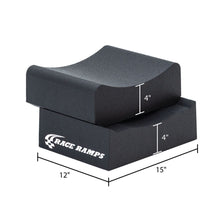 Load image into Gallery viewer, Race Ramps 8" Tall Supercar Wheel Cribs (1,500 lbs. / Crib Capacity) One-Piece or Two-Piece - One-Piece Alternate Image