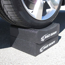 Load image into Gallery viewer, Race Ramps 8" Tall Supercar Wheel Cribs (1,500 lbs. / Crib Capacity) One-Piece or Two-Piece - One-Piece Alternate Image