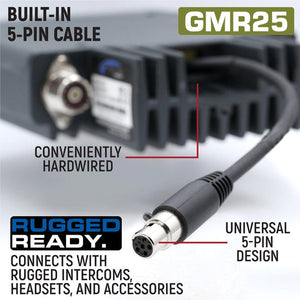 Rugged Radio Mobile Radio (GMRS) - Trail Ready w/ 10 Mile Radius