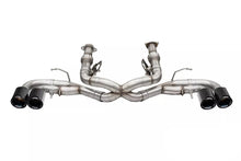 Load image into Gallery viewer, Corsa Exhaust Corvette C8 6.2L V8 Without Factory NPP (20-25) Catback with Polish or Carbon Fiber Finish - Carbon Fiber (Flat) / No (Valve Delete) / Black Alternate Image