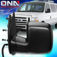 Load image into Gallery viewer, DNA Side Mirrors Ford Econoline (02-06) OEM Style / Powered + Manual Folding + Textured Alternate Image