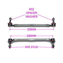 Load image into Gallery viewer, Godspeed Sway Bar End Links Ford Focus (2013-2019) Front Pair / OEM Replacement - 280mm-320mm Alternate Image