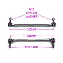 Load image into Gallery viewer, Godspeed Sway Bar End Links Kia Forte (2019-2023) Front Pair / OEM Replacement - 280mm-310mm Alternate Image