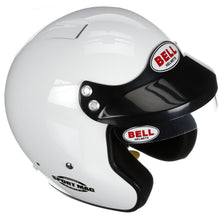 Load image into Gallery viewer, Bell Racing Sport Mag Helmet With Visor [Snell SA2025] White / Matte Black - White / SML (57) Alternate Image