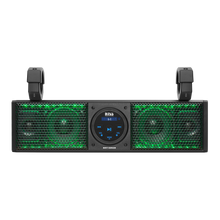 Load image into Gallery viewer, Boss Audio Systems ATV / UTV Bar Mount Soundbar - 4 Inch Speakers/ 1&quot; Tweeters/ Full Range/ IPX5 Weatherproof/ Bluetooth/ Built-in Amplifier/ USB Port - RGB and Non-RGB Alternate Image