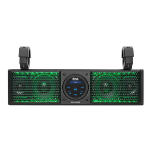 Boss Audio Systems ATV / UTV Bar Mount Soundbar - 4 Inch Speakers/ 1" Tweeters/ Full Range/ IPX5 Weatherproof/ Bluetooth/ Built-in Amplifier/ USB Port - RGB and Non-RGB