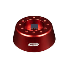 Load image into Gallery viewer, DND Low Profile Steering Wheel Hub for Subaru WRX/STI (08-14) Black / Purple / Red / Tungsten / Blue - Red Alternate Image
