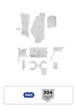 Load image into Gallery viewer, Miller CAT Corp Catalytic Converter Shield for Toyota Tacoma 2.7L RWD (2005-2015) V2 Bolt On Theft Deterrent - Stainless Steel TOY-077 Alternate Image
