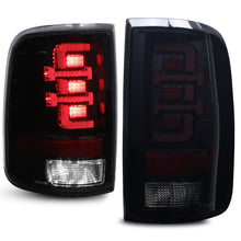 Load image into Gallery viewer, Winjet LED Tail Lights for Ford F150 (2004-2008) with or without Sequential Turn Signal Light - Matte Black / Chrome / Gloss Black Alternate Image