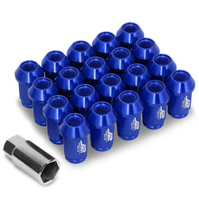 Load image into Gallery viewer, J2 Engineering Lug Nuts (M12 x 1.25) 20 Piece Set With Open Knurled or Smooth End for Acorn / Conical Wheels - Black / Blue / Gold / Red / Silver Alternate Image