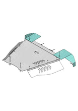Load image into Gallery viewer, Miller CAT Corp Catalytic Converter Shield for Toyota Sequoia 4WD (2008-2022) Bolt On Theft Deterrent - Aluminum or Stainless Steel Alternate Image