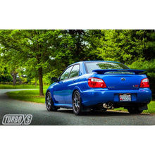 Load image into Gallery viewer, TurboXS Catback Exhaust Subaru WRX/STi (2002-2007) Polished Or Blue Tip WS02-CBE - Polished Tip Alternate Image
