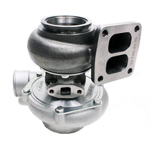 Load image into Gallery viewer, REV9 TX-60-62 Turbocharger T3 / T4 Flange 3 Inch V-Band Exhaust .65AR / .68AR / .70AR / .84AR Cast Iron or Billet Aluminum - Cast Iron / T3 / .65 A/R Alternate Image