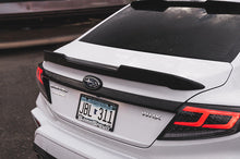 Load image into Gallery viewer, OLM Full LED Taillights for Subaru WRX (2022-2026) Spec-AR Red Bar with Black Base &amp; Clear Lens OLME.47002.1-CBRC Alternate Image
