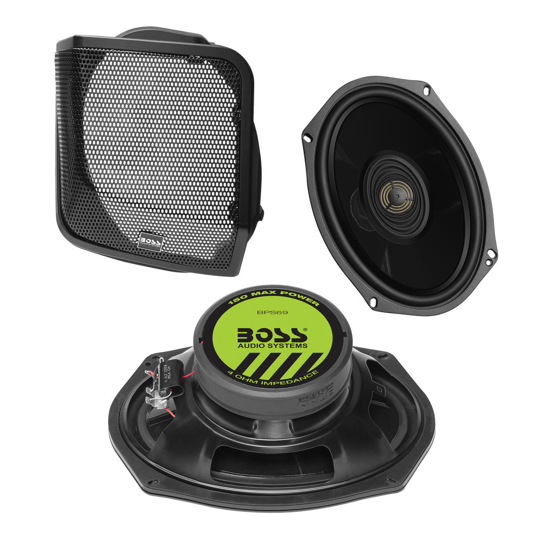 Boss Audio Systems Harley Davidson (1998-2013) 6 x 9 Inch Saddlebag Sp