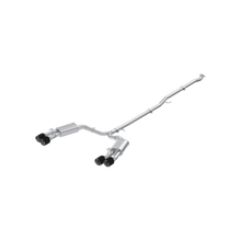Load image into Gallery viewer, MBRP Exhaust for Hyundai Sonata N Line (2021-2023) 2.5" Catback - Stainless or Aluminized with Quad Tips - T304 Stainless - Carbon Fiber Tips Alternate Image