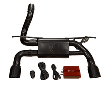 Load image into Gallery viewer, Valvetronic Blackbear black valved exhaust system for Jeep Wrangler JL and JLU Alternate Image