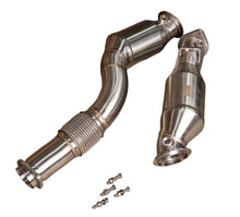 Load image into Gallery viewer, Valvetronic EPA-compliant 400-cell catted downpipes for BMW G87 M2 G80 M3 and G82 G83 M4 Alternate Image
