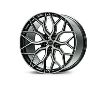 Load image into Gallery viewer, Vossen HF-2 Wheels (20x8.5 / 5x112 / ET40 Offset/ Flat Face / 66.56) Brushed Gloss Black - Default Title Alternate Image
