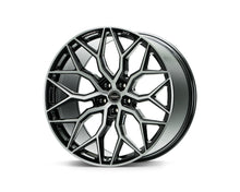 Load image into Gallery viewer, Vossen HF-2 Wheels (20x10 / 5x120 / ET45 Offset/ Deep Face / 72.56) Brushed Gloss Black or Tinted Matte Gunmetal - Brushed Gloss Black Alternate Image
