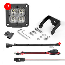Load image into Gallery viewer, XKGlow Flush Mount XKchrome 20w LED Cube Light w/ RGB Accent Light - Driving Beam (w/ or w/ out Controller) - Driving/ Flood/ Fog/ Spot Beam - Flood Alternate Image