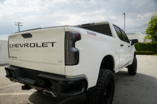 Load image into Gallery viewer, Attica 4x4 LED Tail Lights for Chevy Silverado 1500 (19-26) 2500/3500 (20-26) Gloss Black with Sequential Turn Signals - Clear or Smoked Lens Alternate Image