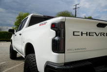 Load image into Gallery viewer, Attica 4x4 LED Tail Lights for Chevy Silverado 1500 (19-26) 2500/3500 (20-26) Gloss Black with Sequential Turn Signals - Clear or Smoked Lens Alternate Image