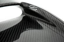 Load image into Gallery viewer, OLM Hood Scoop for Subaru WRX / WRX STI (2015-2021) A1 Aggressive Carbon Fiber Full Replacement OLMA.70101.1 Alternate Image
