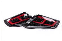 Load image into Gallery viewer, OLM Full LED Taillights for Subaru WRX (2022-2026) Spec-AR Red Bar with Black Base &amp; Clear Lens OLME.47002.1-CBRC Alternate Image