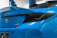 Load image into Gallery viewer, OLM LED Taillights for Subaru BRZ / Toyota GR86 (2022-2026) Scythe Style - White Bar with Black Base &amp; Smoke Lens OLME.49003.3 Alternate Image