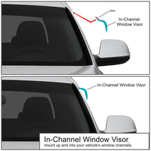 Load image into Gallery viewer, DNA Window Visors Hyundai Elantra Sedan (2011-2016) Tape-On - Dark Smoke Alternate Image