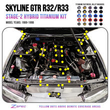 Load image into Gallery viewer, ZSPEC Stage-2 Engine Hardware Kit (Titanium &amp; Billet) Nissan Skyline R32/R33 GTR Alternate Image