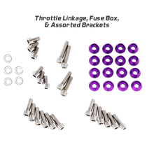Load image into Gallery viewer, ZSPEC Stage-3 Dress Up Bolts® Kit for Nissan Skyline GTR R32/R33/R34, Stainless &amp; Billet - Gloss Red Alternate Image