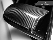 Load image into Gallery viewer, Autotecknic Replacement Mirror Covers BMW X6 X6M F86 (15-17) Carbon Fiber Alternate Image