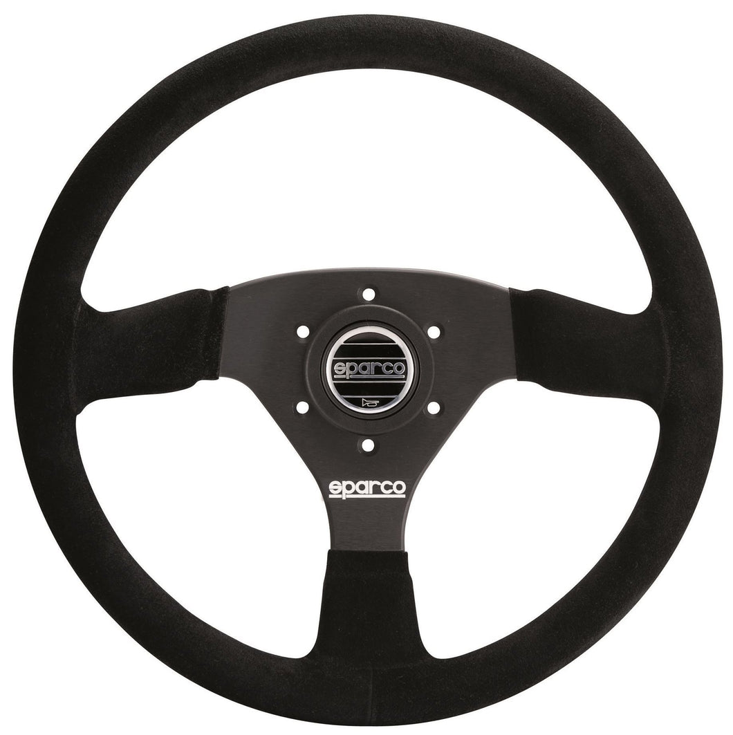 205.00 SPARCO R 333 Steering Wheel (330mm) Oval Grip - Suede - Redline360