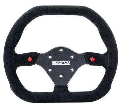 250.00 SPARCO Competition P 310 Steering Wheel (310mm) Flat w/ Horn Buttons 015P310F2SN - Redline360
