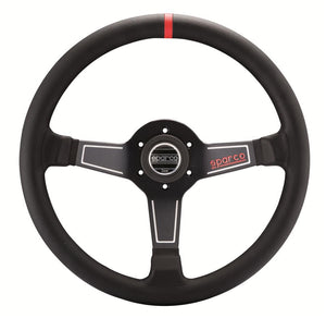 260.00 SPARCO Street L575 Steering Wheel (350mm) Leather or Suede - Redline360