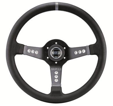 295.00 SPARCO Street L777 Steering Wheel (350mm) Suede or Leather - Redline360