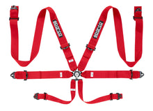 Load image into Gallery viewer, 299.00 SPARCO Competition Steel Harness 3&quot; 6 Points [FIA] Blue / Red / Black - Redline360 Alternate Image