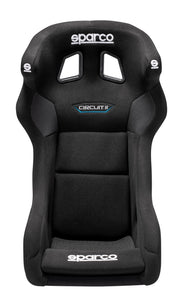 919.00 SPARCO Circuit II QRT Competition Racing Seats (Black) Fiberglass- 008011RNR - Redline360