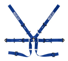 Load image into Gallery viewer, 360.00 SPARCO Competition Formula Harness 2" 6 Points [HANS / FIA] Blue / Red / Black - Redline360 Alternate Image