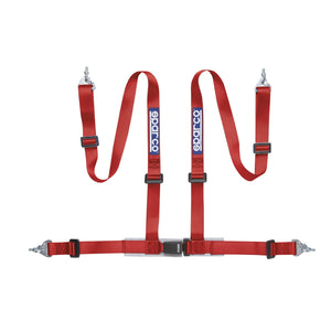 130.00 SPARCO Street Snap-In Harness 2" 4 Points - Blue / Red / Black - Redline360