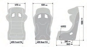7500.00 SPARCO ADV Elite Competition Racing Seats (Black) Carbon Fiber- 00849ZNR - Redline360