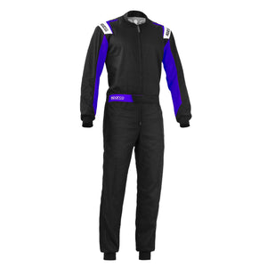 139.00 SPARCO Rookie 2020 Karting Suit - Blue / Yellow / Red - Redline360