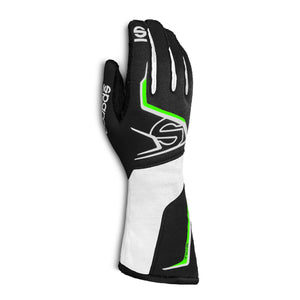 159.00 SPARCO Tide K Karting Gloves -  White / Black / Red / Green - Redline360