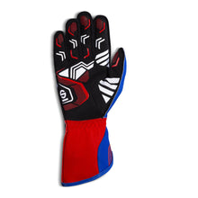 Load image into Gallery viewer, 55.00 SPARCO Record 2020 Karting Gloves -  Blue/Red / Gray / Yellow / Black/Red - Redline360 Alternate Image