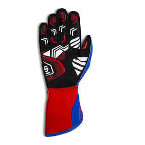 55.00 SPARCO Record 2020 Karting Gloves -  Blue/Red / Gray / Yellow / Black/Red - Redline360