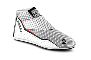 399.00 SPARCO Prime T Racing Shoes [FIA Approved] Gray / White - Redline360