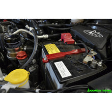 Load image into Gallery viewer, Boomba Racing Battery Holder Subaru WRX (02-14) WRX STi (04-20) Aluminum or Anodized Alternate Image